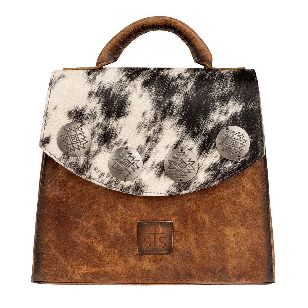 VAQUERO COWHIDE REMI CONVERTIBLE BACKPACK/CROSSBODY