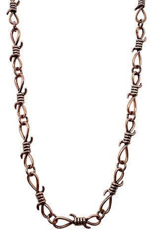 BARBED WIRE SHORT CHAIN NECKLACE