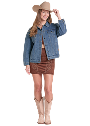 Steer Emblem Denim Jacket