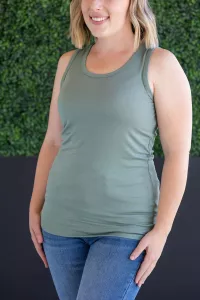 Green tank top 