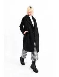 LADIES WOVEN LONG COAT