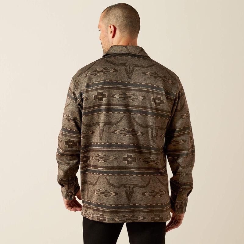 Mens Ariat Caldwell Printed Shirt Jacket