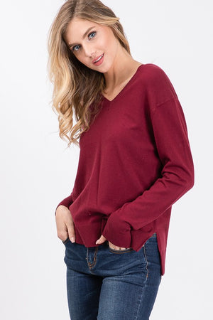 Emmas Super Soft V Neck Sweater