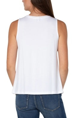 Liverpool Sleeveless Scoop Neck Tank Top