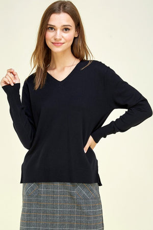 Emmas Super Soft V Neck Sweater