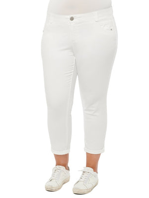 Democracy Plus Size "AB" Solution Ankle Skimmer Mid Rise